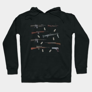 Vietnam War American Weapons Hoodie